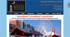 Desktop Screenshot of chicagoparthenonhostel.com